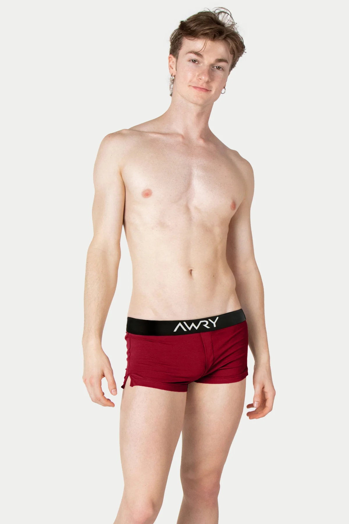 AWRY BOOST JOCK BOXERS - BURGANDY