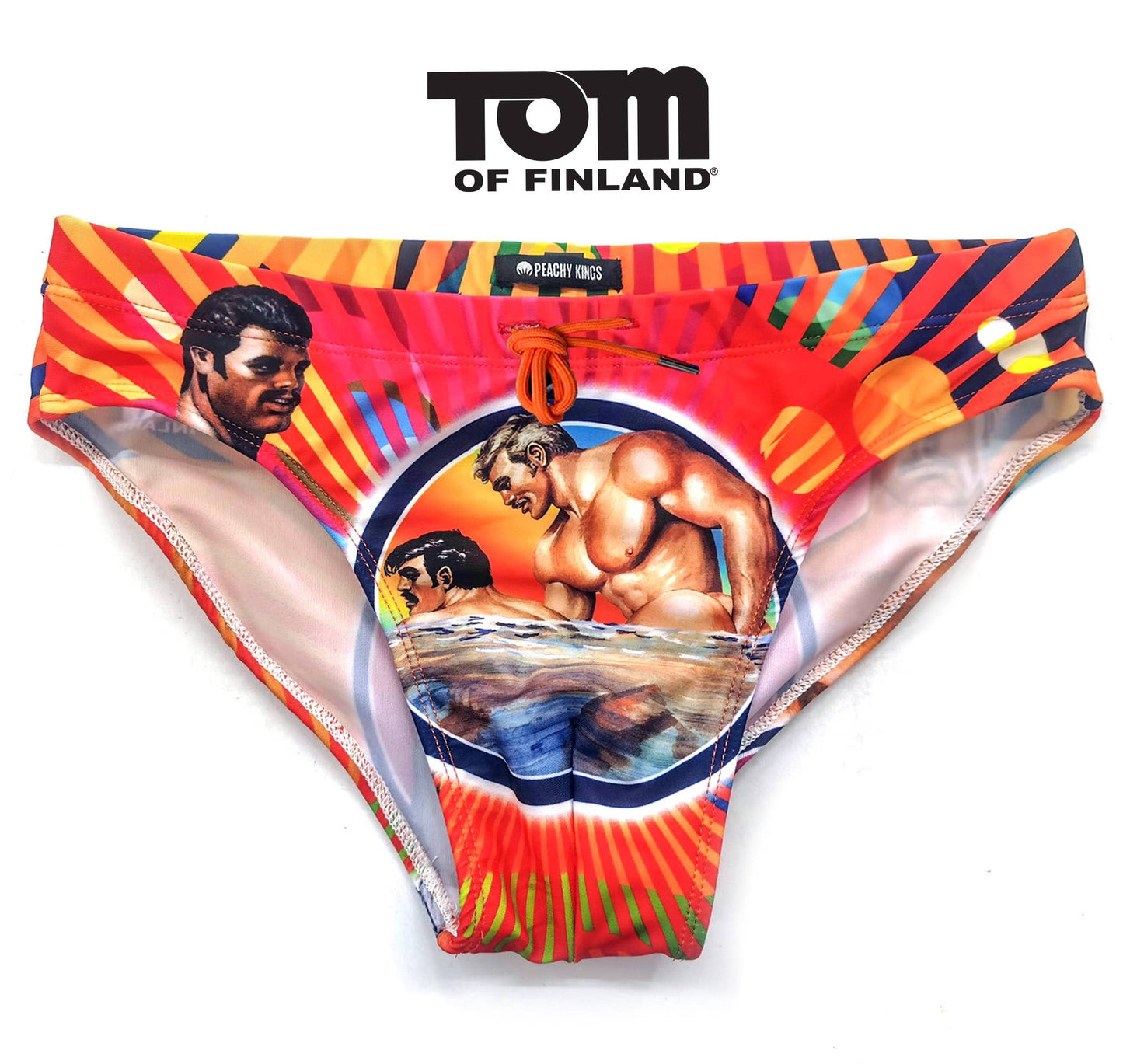 PEACHY KINGS Tom of Finland "PRIDE" Swim Brief
