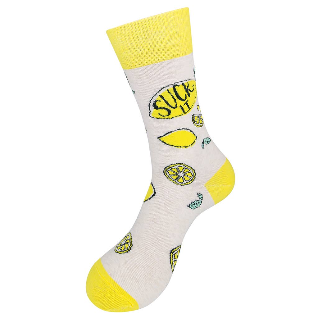 Funatic Suck It Lemon Socks