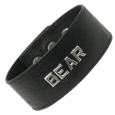 KOOKIE LEATHER ARMBAND - BEAR