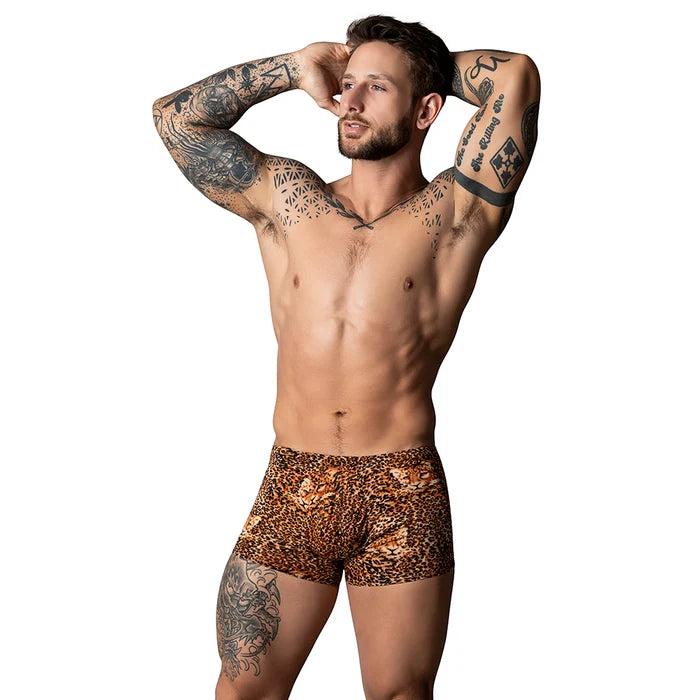 MALE POWER CHEETAH PRINT BOXERS
