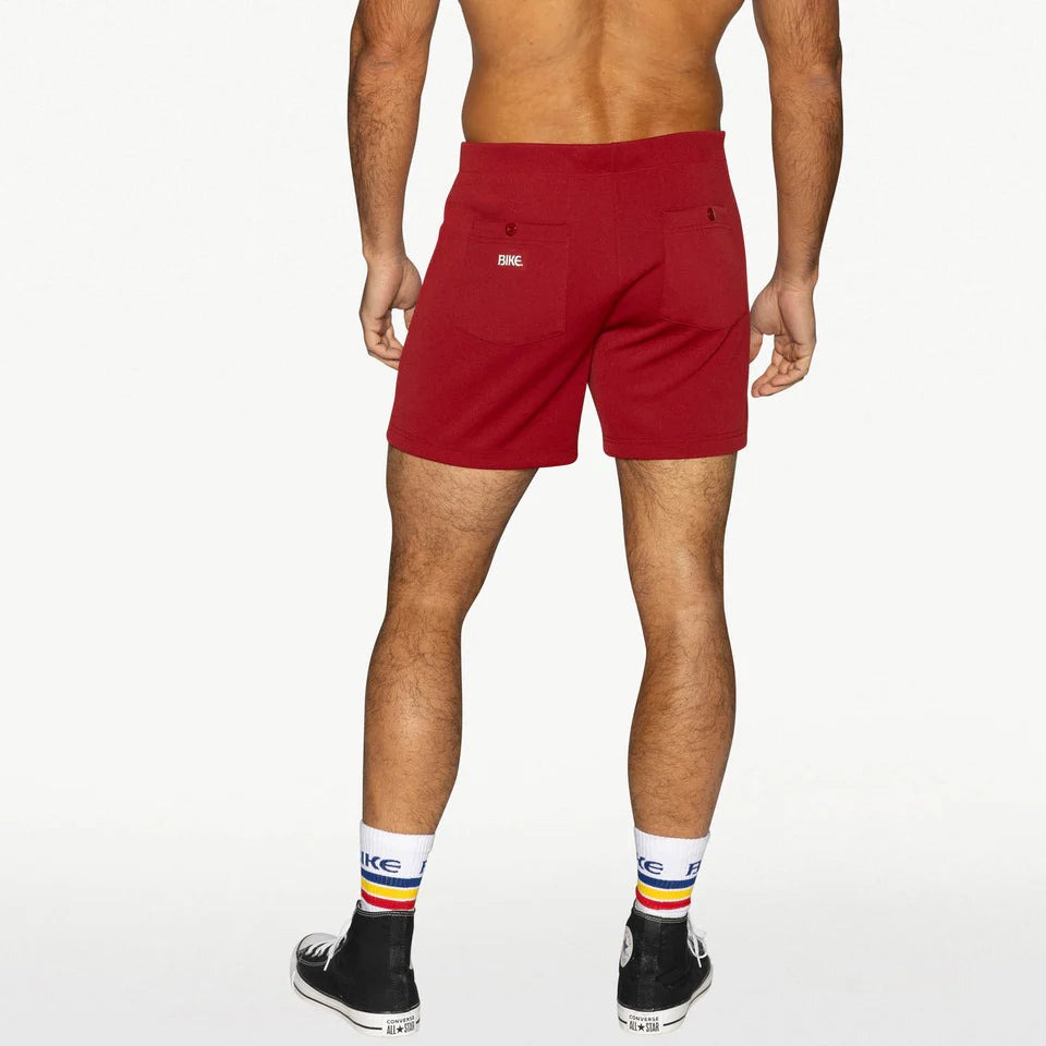 BIKE COACHES SHORTS - RED