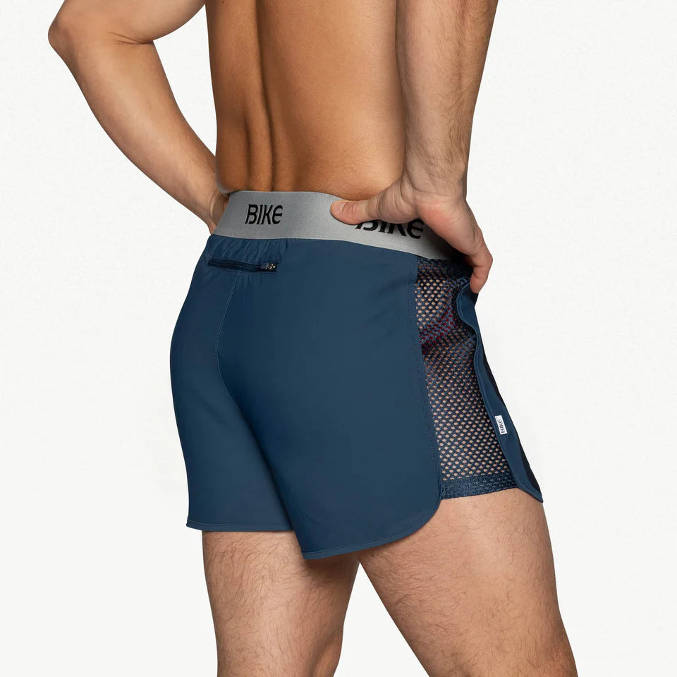 BIKE PEEK-A-BOO JOCK SHORTS - NAVY
