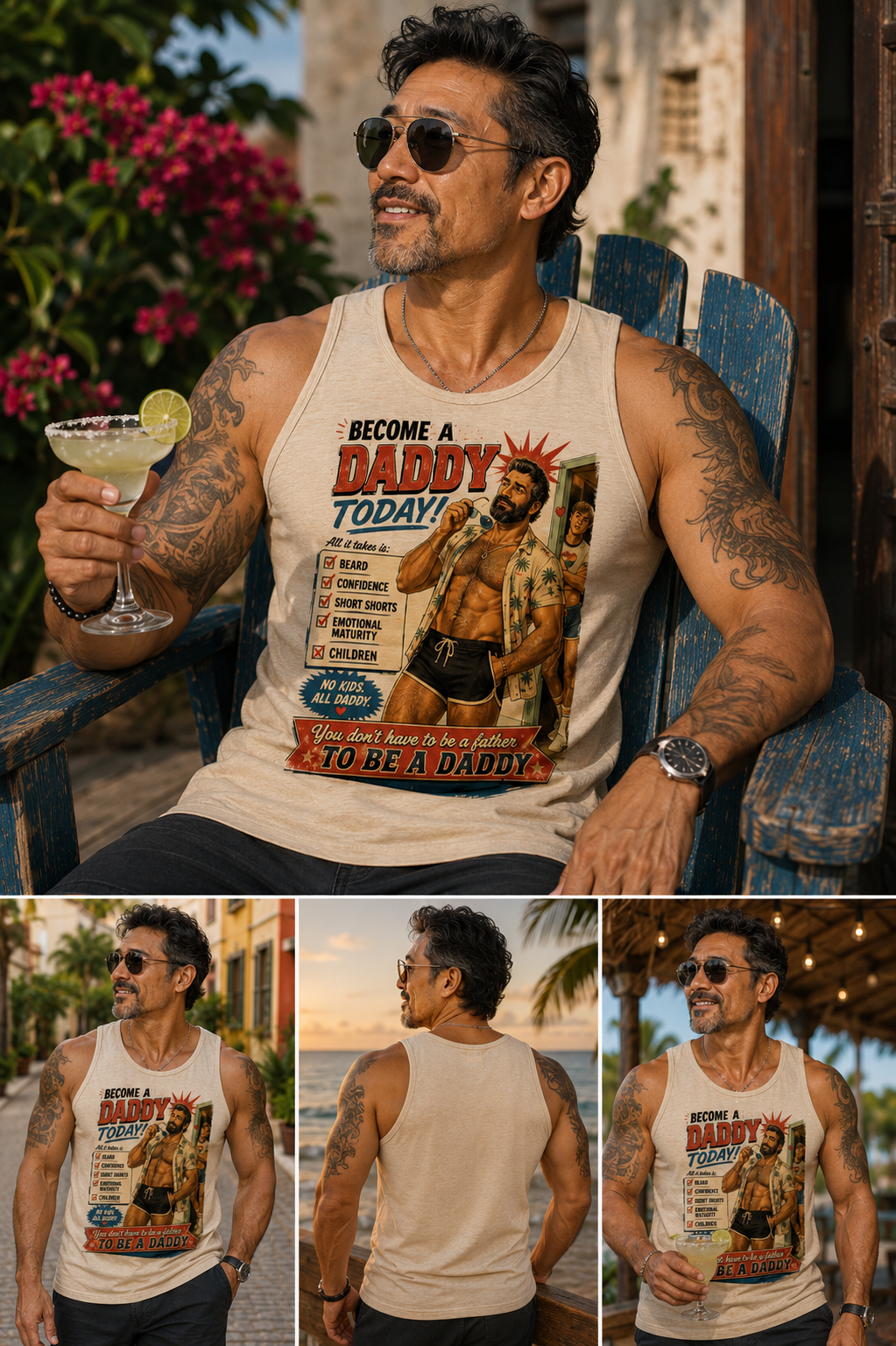 GRAFFITTI - BECOME A DADDY TODAY - TANK OR TEE