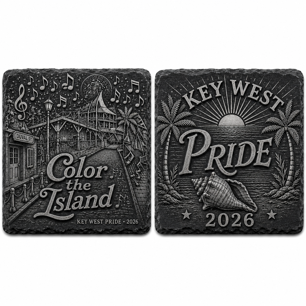 GRAFFITTI - KEY WEST PRIDE 2026 COASTER SET
