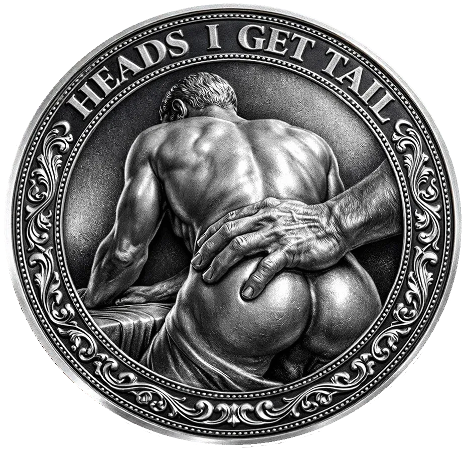 GAY - CHALLENGE COIN - HEAD OR TAIL