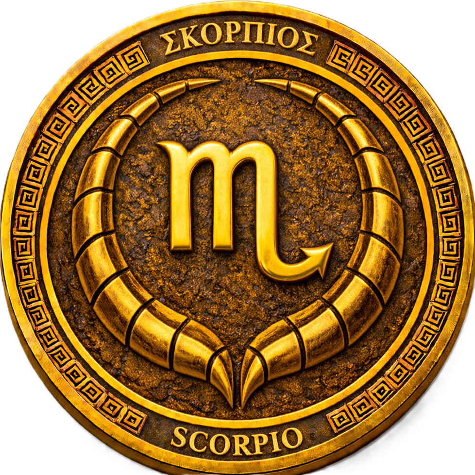 GAY ZODIAC - CHALLENGE COIN - SCORPIO