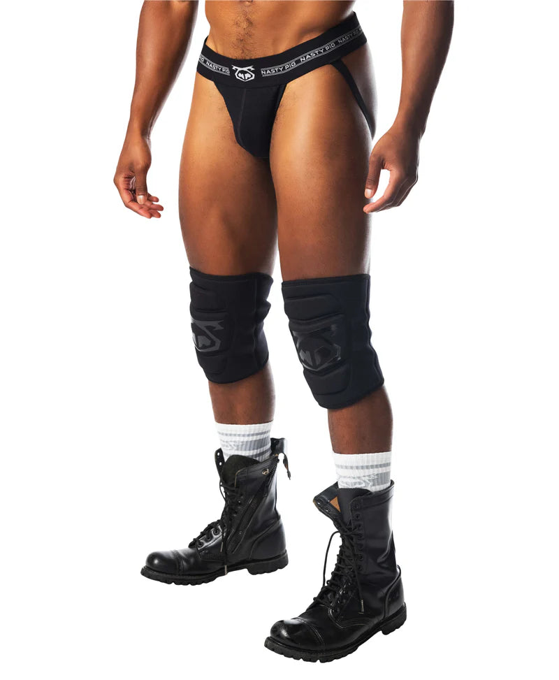 NASTY PIG SNOUT KNEE PADS - BLACK