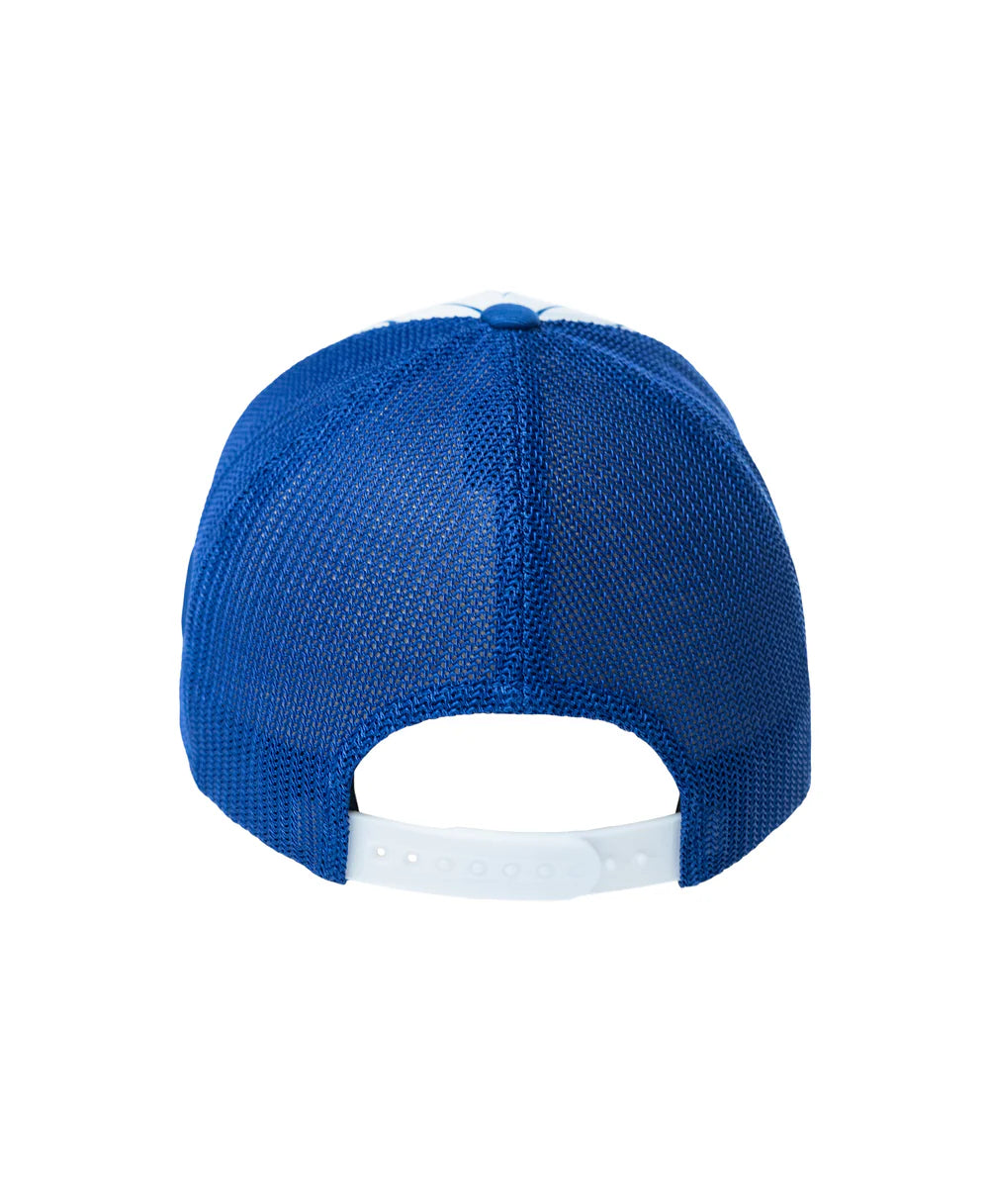 NASTY PIG THIRD BASE TRUCKER HAT - QUARTZ BLUE/ WHITE