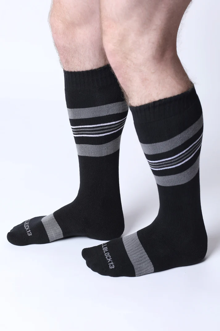 CELLBLOCK13 TIGHT END SOCK - GRAY