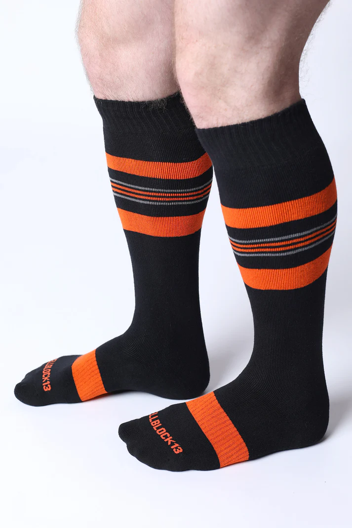 CELLBLOCK13 TIGHT END SOCK - ORANGE