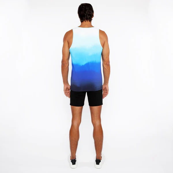 ST33LE CERULEAN GRADIENT TANK TOP