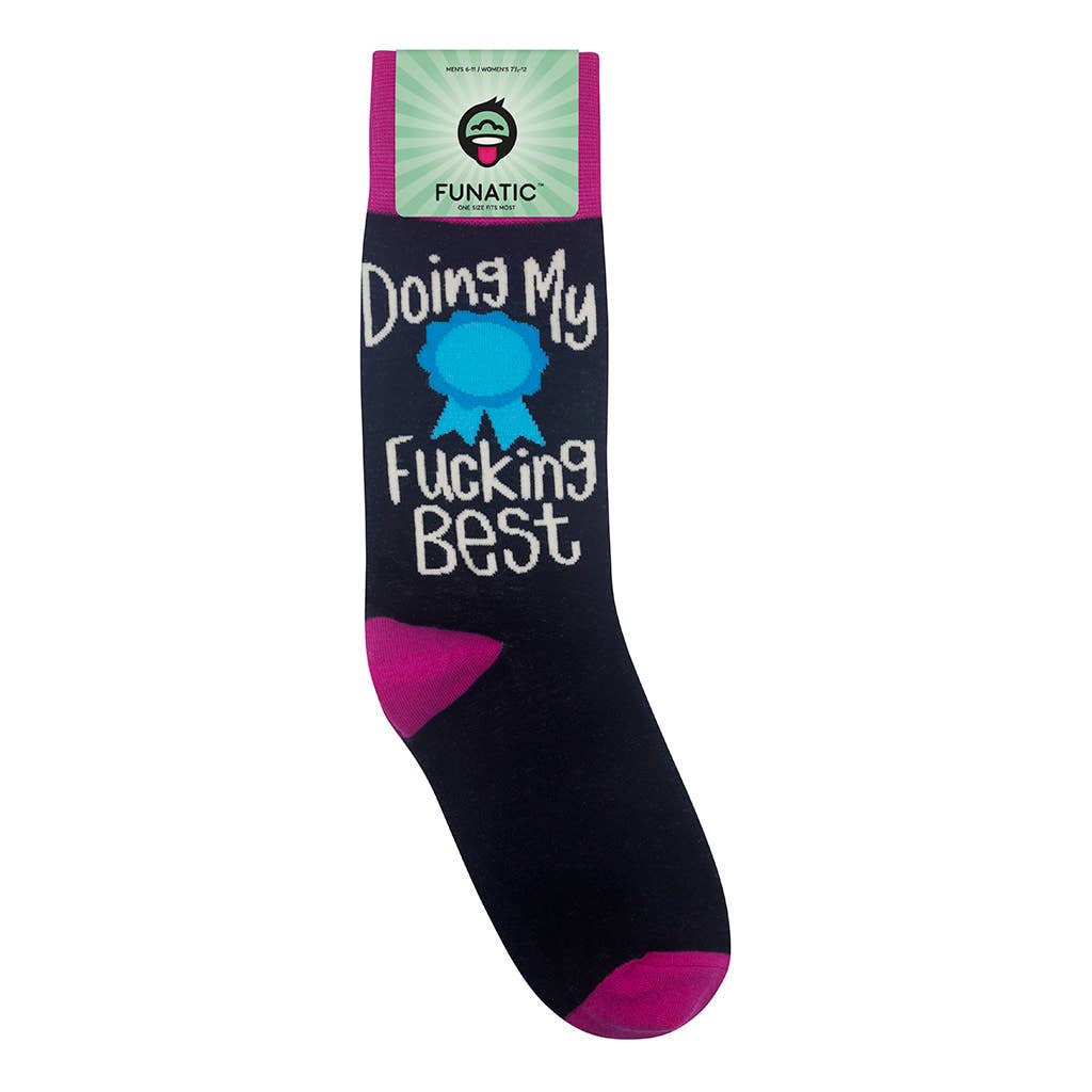 Funatic Doing My Fucking Best Socks