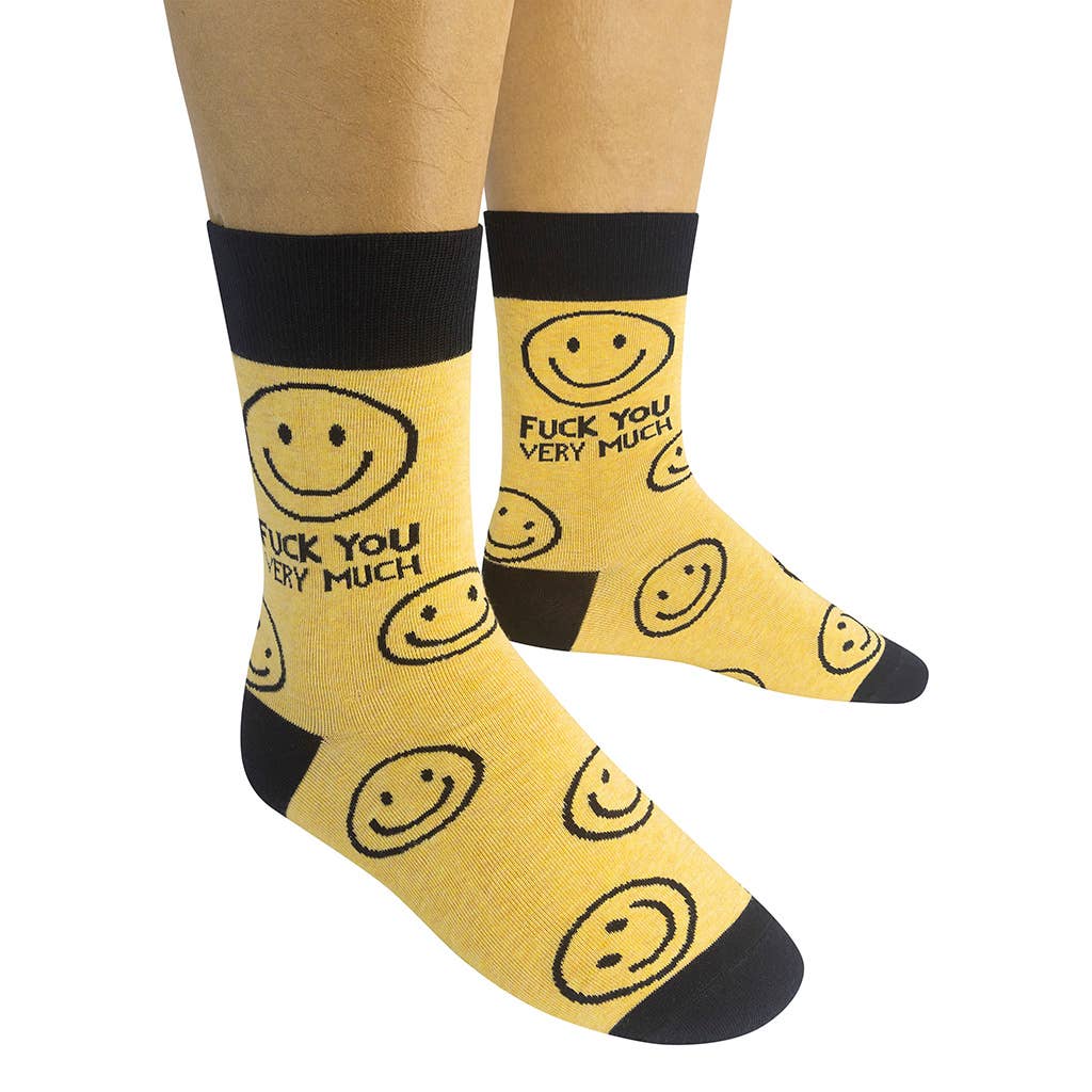 Funatic Fuck You Very Much Socks | Funny
