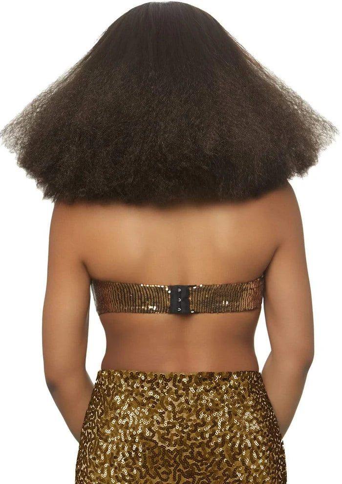 LEG AVENUE 16" DIVA DISCO WIG - BROWN