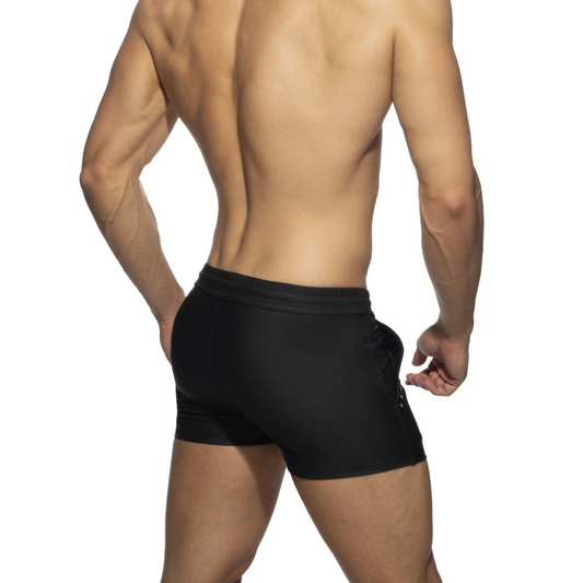 ADDICTED RUB TAPE SPORT SHORT - BLACK