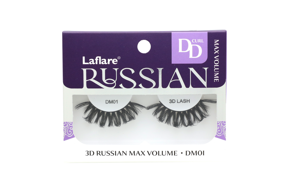 LAFLARE 3D RUSSIAN VOLUME DD CURL HANDMADE LASH