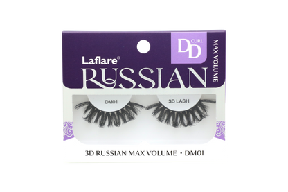 LAFLARE 3D RUSSIAN VOLUME DD CURL HANDMADE LASH