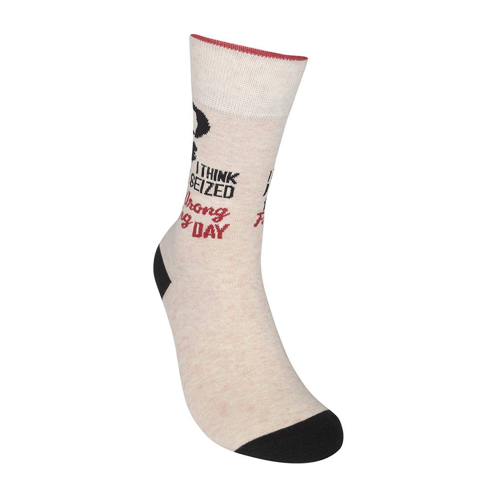 Funatic I Seized The Wrong Fucking Day Socks