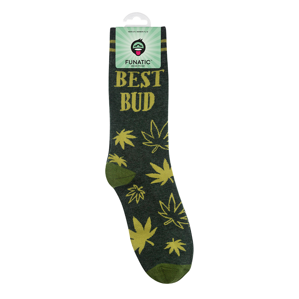 Funatic Best Bud Socks | Weed | Cannabis | 420 Socks