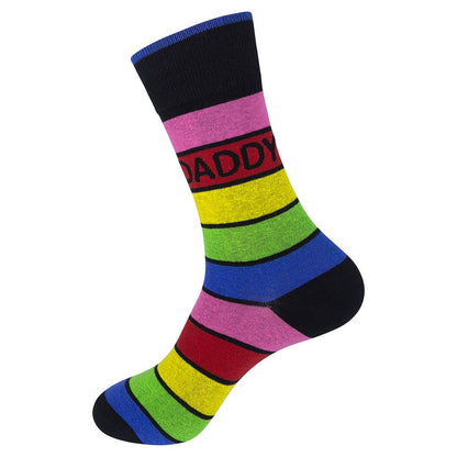 Funatic Daddy Gay Rainbow Socks