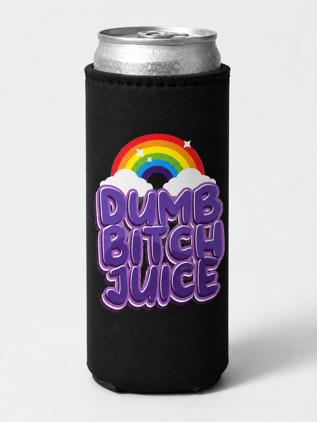 GRAFFITTI DUMB BITCH JUICE KOOZIE ASST. (SELTZER)