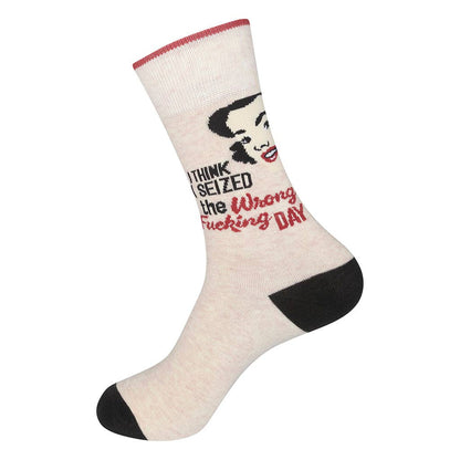 Funatic I Seized The Wrong Fucking Day Socks