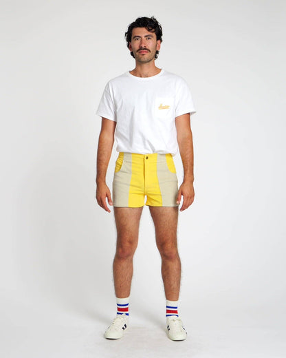 HAMMIES MEN'S SHORTS - YELLOW/SAND