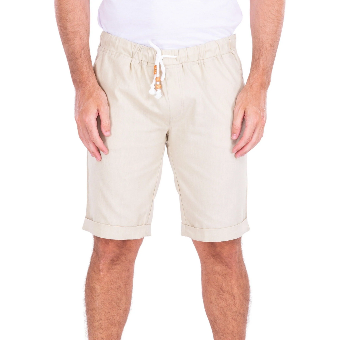 BESPOKE LINEN SHORT - KHAKI