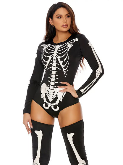 FORPLAY INC. BAD TO THE BONE SEXY SKELETON COSTUME