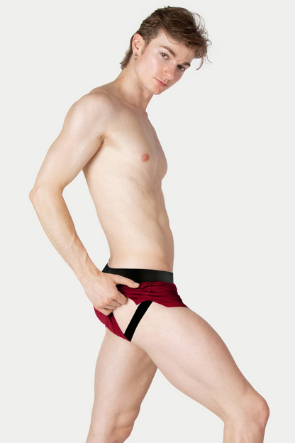 AWRY BOOST JOCK BOXERS - BURGANDY