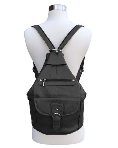 ROMA LEATHERS COWHIDE LEATHER BACK PACK