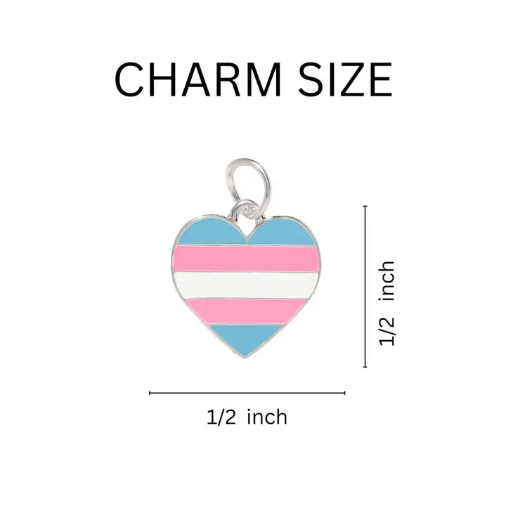 THE AWARENESS COMPANY TRANSGENDER HEART BRACELET