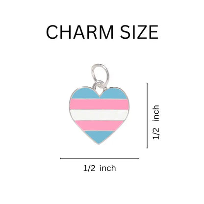 THE AWARENESS COMPANY TRANSGENDER HEART BRACELET
