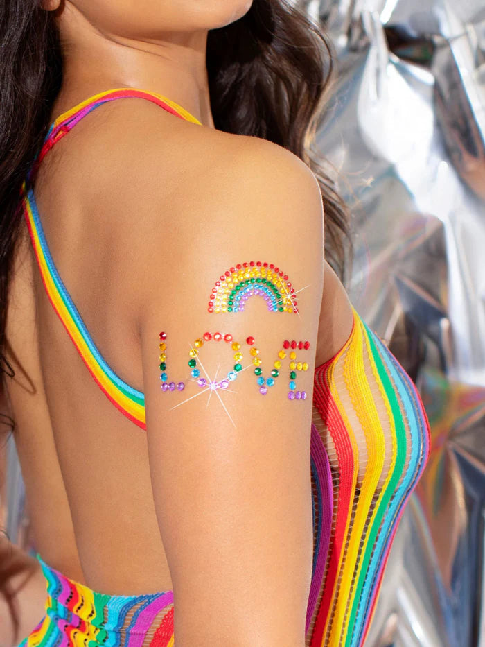 LEG AVENUE PRIDE STICK-ON BODY JEWELS