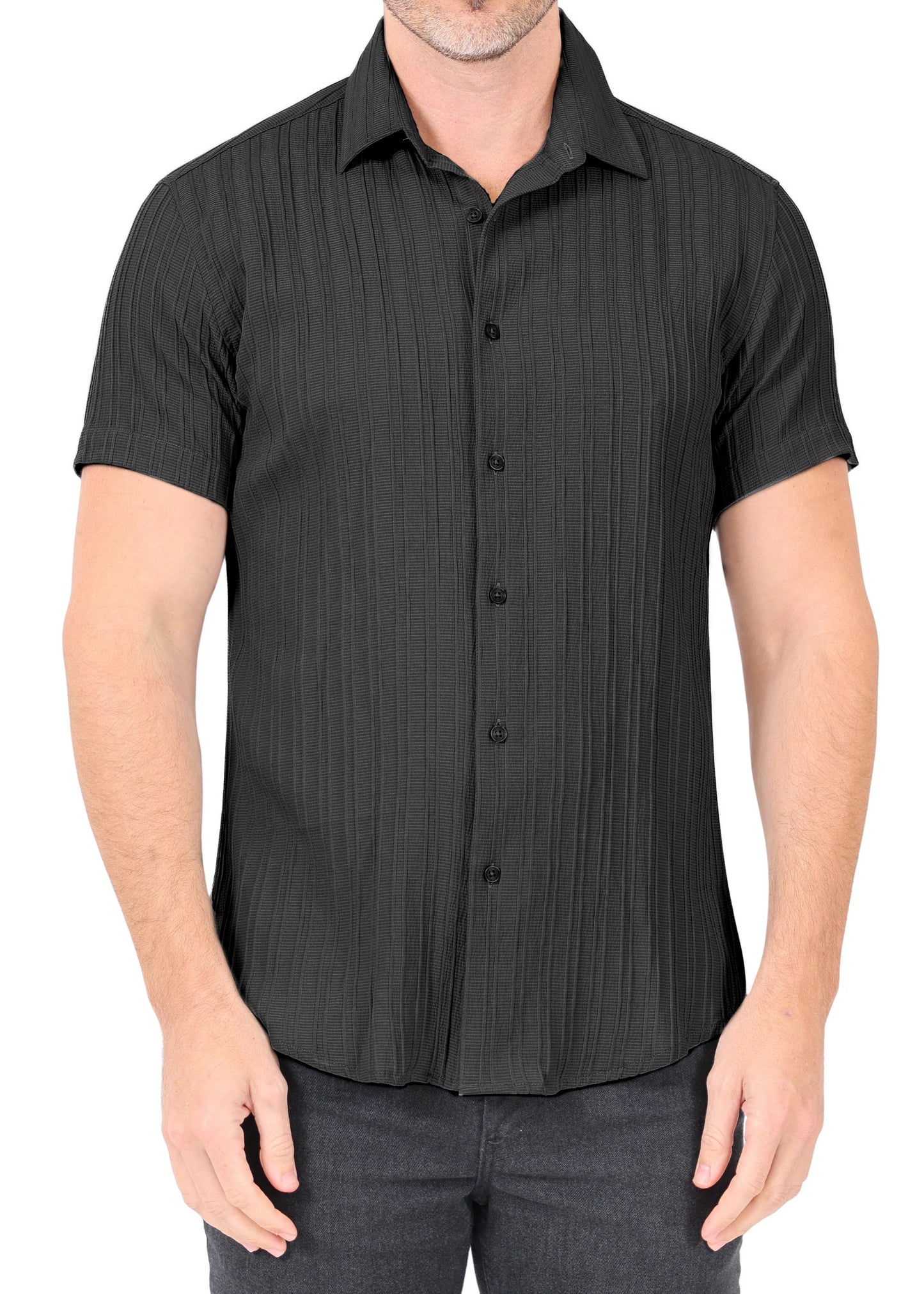 BESPOKE BUTTON DOWN - BLACK