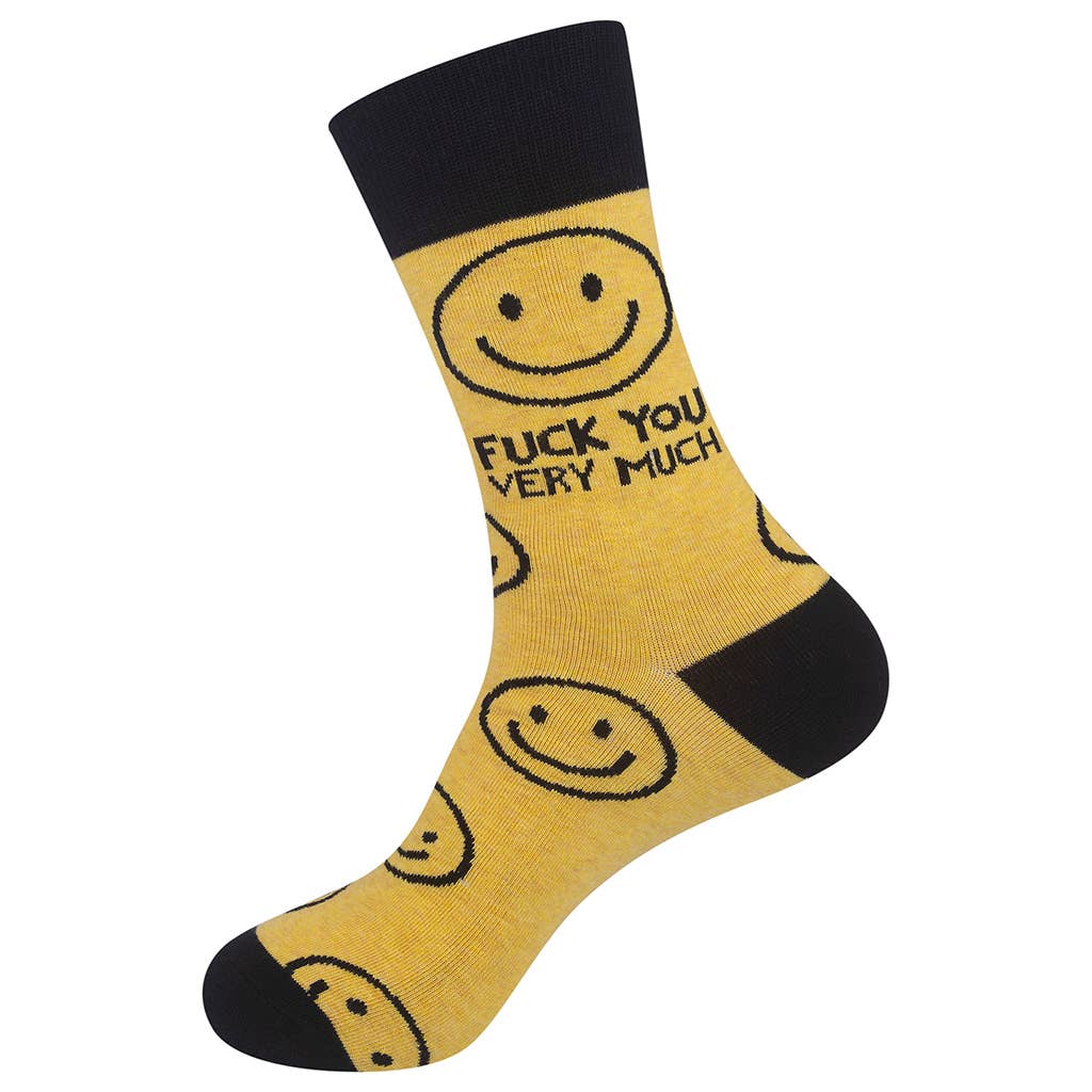 Funatic Fuck You Very Much Socks | Funny