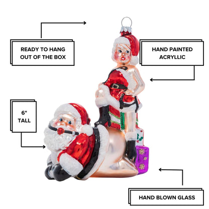 CHEEKY ORNAMENTS SUBMISSIVE SANTA