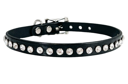 FUNK PLUS PATENT CRYSTAL RHINESTONE CHOKER