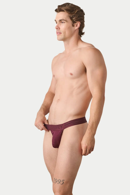 AWRY AXIS THONG - MERLOT