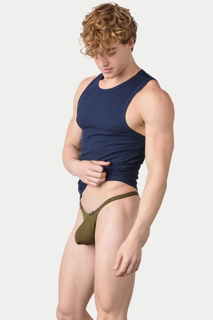 AWRY RIBBED TANK - NAVY