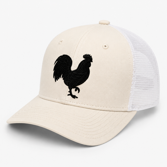 GRAFFITTI COCK HAT - CREAM