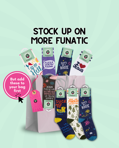 Funatic Don't Be A Dick Socks | Funny