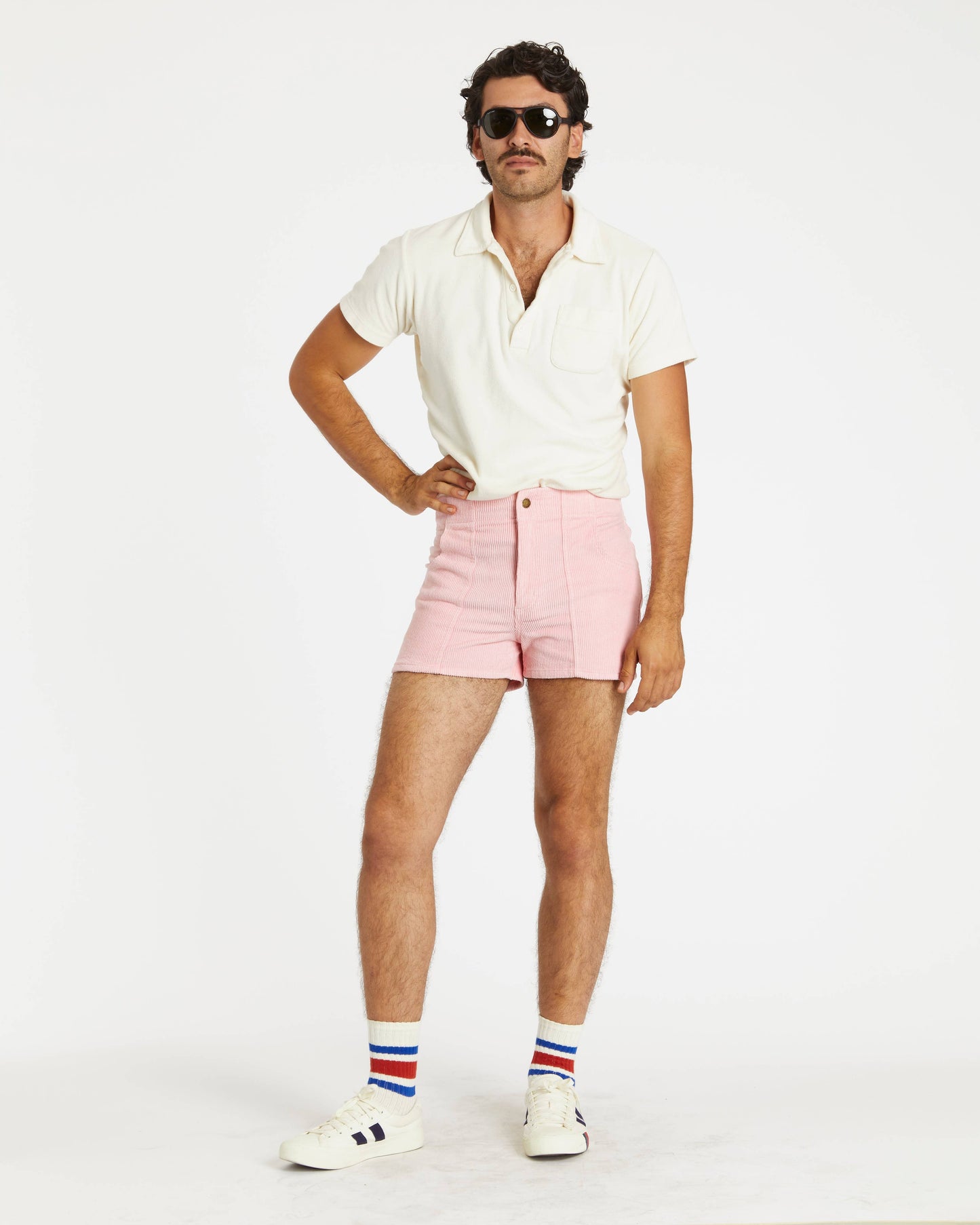 HAMMIES MEN'S SHORTS - POWDER PINK