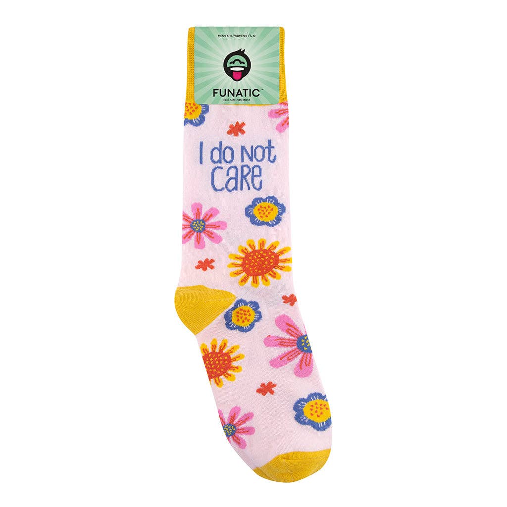 FUNATIC SOCKS I DO NOT CARE
