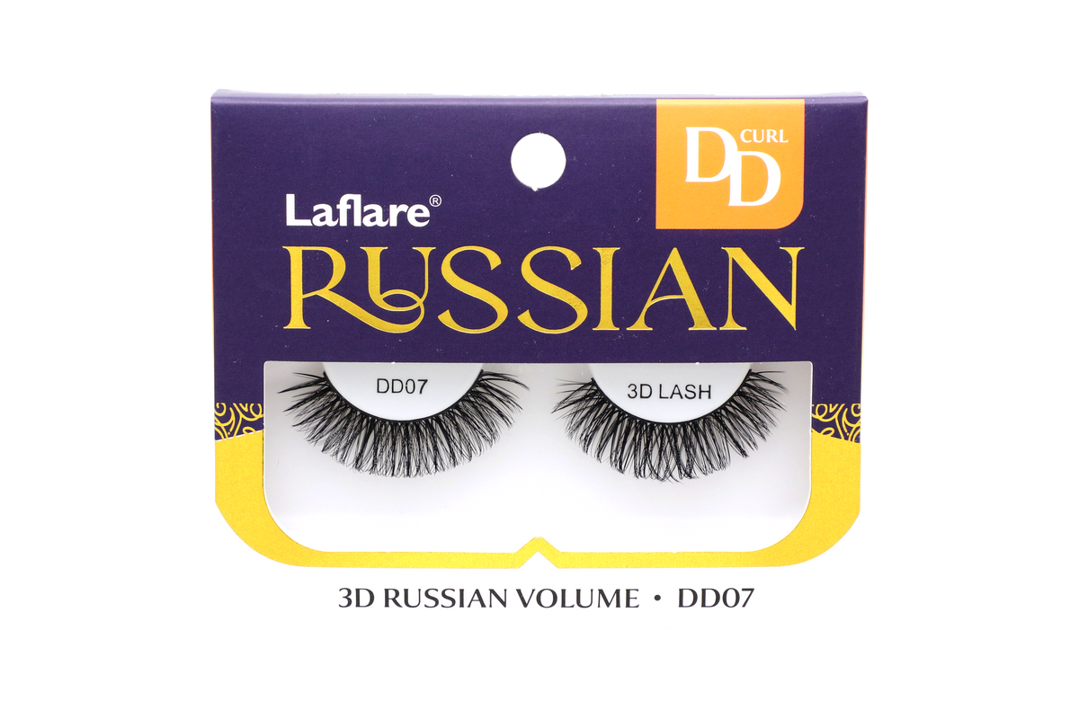 LAFLARE 3D RUSSIAN VOLUME DD CURL HANDMADE LASH