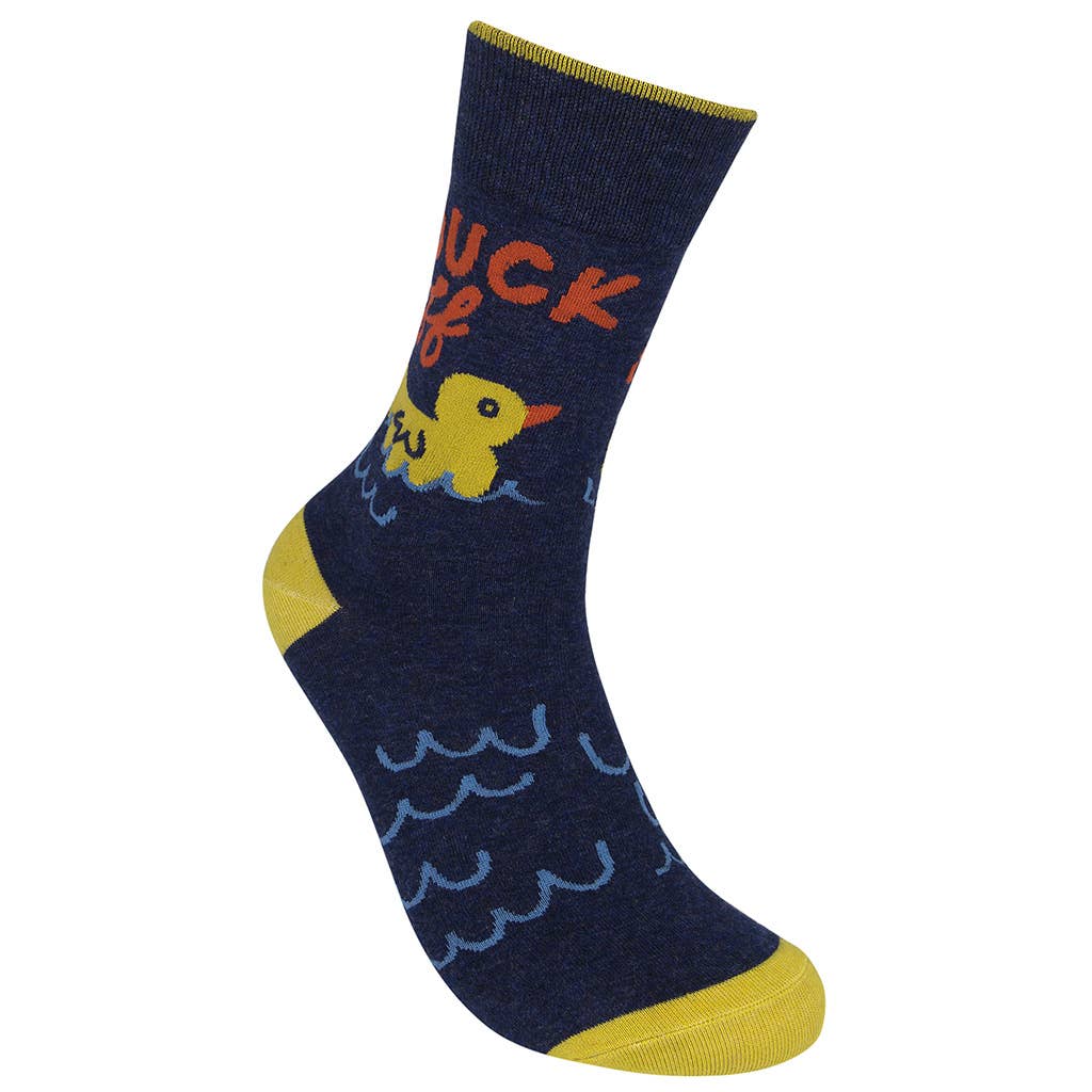 Funatic Duck Off Socks | Animal Socks | Funny Unisex