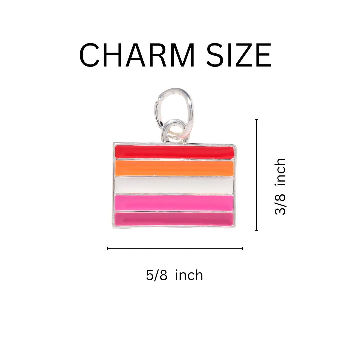 THE AWARENESS COMPANY LESBIAN PRIDE NECKLACE