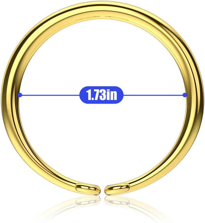 GRAFFITTI - SCROLL COCK RING STAINLESS STEEL - GOLD