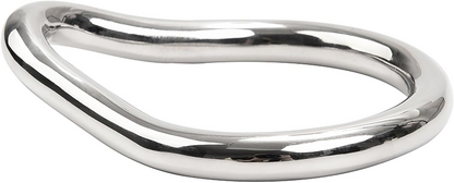 GRAFFITTI - DOUBLE CURVE RING STAINLESS STEEL - SILVER